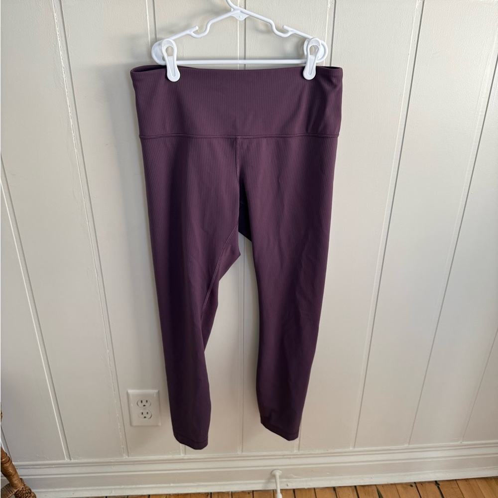 Lululemon Wunder Train Ribbed Leggings 25”
